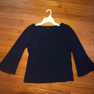 Ann Taylor NWOT Navy Blouse